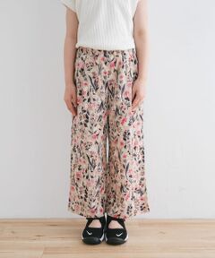 『親子リンク』フラワープリントイージーパンツ(KIDS)