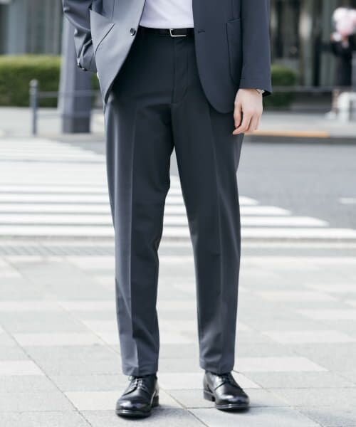 ＊＊URBAN RESEARCH DOORS / アーバンリサーチ ドアーズ スラックス・ドレスパンツ | 『イージーケア』LIFE STYLE TAILOR　4WAYストレッチコンフォータブルパンツ（GRAY）
