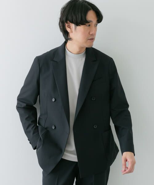 アーバンリサーチドアーズ セットアップスーツ イージーケア 強撚コンフォータブル セール】『イージーケア』LIFE STYLE TAILOR シアサッカー