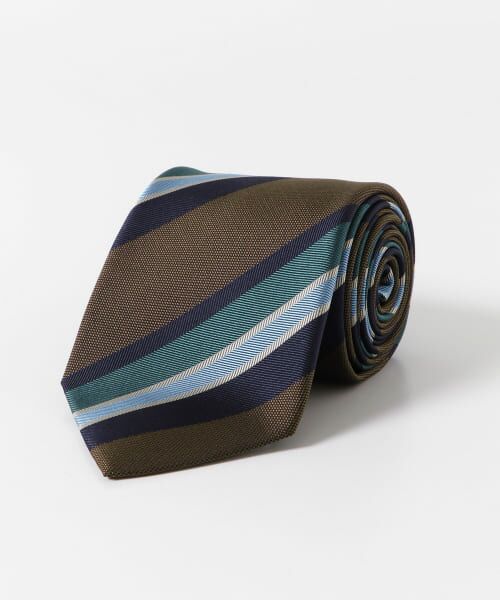 ＊＊URBAN RESEARCH DOORS / アーバンリサーチ ドアーズ ネクタイ | LIFE STYLE TAILOR　25SS FRANCO BASSI タイST1（02NVY-BRN）
