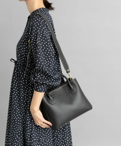 ＊＊URBAN RESEARCH DOORS / アーバンリサーチ ドアーズ ショルダーバッグ | MARCO BIANCHINI　2WAYハンドルショルダーバッグ（black）