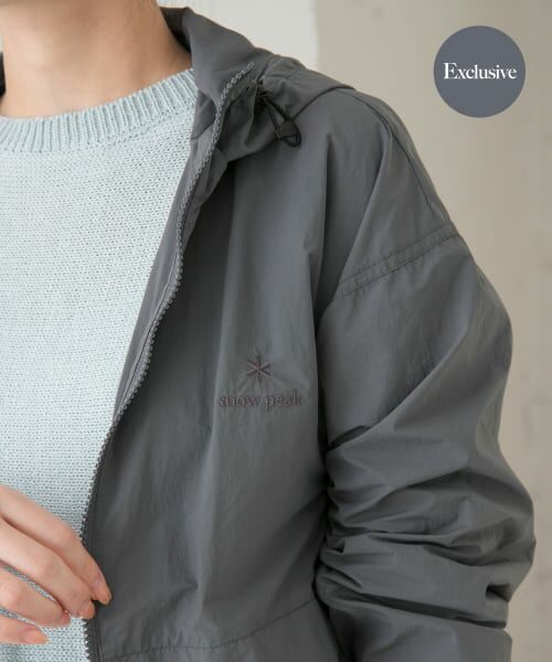 レーベル　DOORS snow peak ナイロンジャケット L グレー セール】『別注』Snow Peak Apparel×DOORS Nylon Tussah Jacket