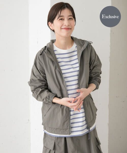 【新品未使用タグ付き】Lirica アーバンリサーチ　シャツ　ナイロン　アウター セール】 『撥水』『リバーシブル』new basic REVERSIBLE MIL