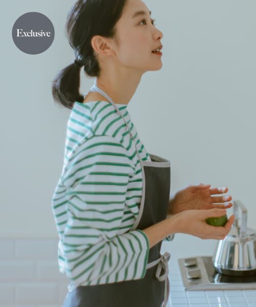 セール】 『別注』ORCIVAL×DOORS ボーダーロングスリーブTシャツ （T