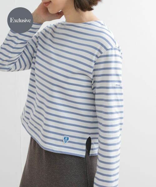 セール】 『別注』ORCIVAL×DOORS ボーダーロングスリーブTシャツ （T
