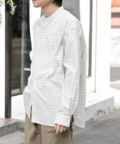 FORK&SPOON　コットンナイロンシャツ