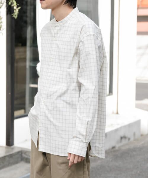 ＊＊URBAN RESEARCH DOORS / アーバンリサーチ ドアーズ シャツ・ブラウス | FORK&SPOON　コットンナイロンシャツ（OFF）