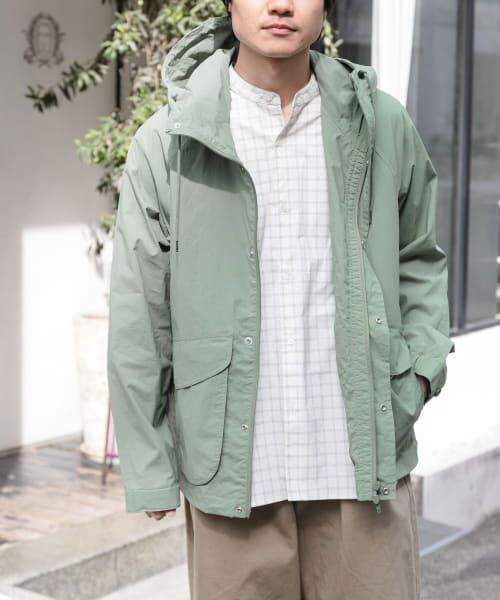 ＊＊URBAN RESEARCH DOORS / アーバンリサーチ ドアーズ その他アウター | FORK&SPOON　フーディージャケット（SAGEGREEN）