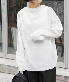 FORK&SPOON　メッシュロングスリーブプルオーバー