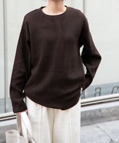 FORK&SPOON　メッシュロングスリーブプルオーバー