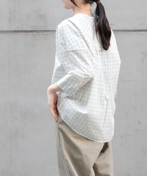 ＊＊URBAN RESEARCH DOORS / アーバンリサーチ ドアーズ シャツ・ブラウス | FORK&SPOON　コットンナイロンシャツ（OFF）