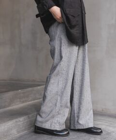 FORK&SPOON　ヘンプ混イージーパンツ