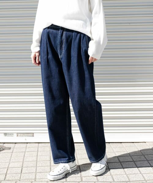 タグ付き‪‪☺︎‬FORK&SPOON　ソフトツイストデニムインタックパンツ URBAN RESEARCH DOORS｜FORK&SPOON ソフトツイストデニム