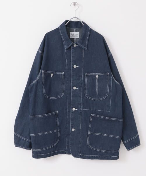＊＊URBAN RESEARCH DOORS / アーバンリサーチ ドアーズ その他アウター | FORK&SPOON　綿麻デニムカバーオール（ONEWASH）