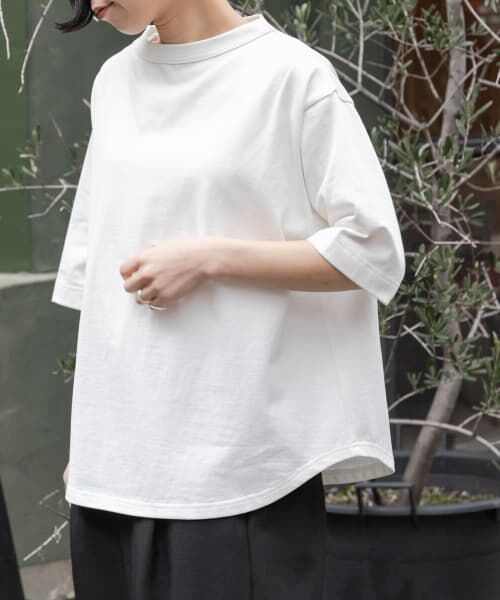 ＊＊URBAN RESEARCH DOORS / アーバンリサーチ ドアーズ Tシャツ | FORK&SPOON　ボトルネック5分袖Tシャツ（OFF）