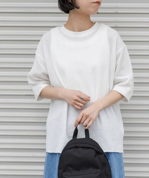 セール】 FORK&SPOON メッシュ5分袖プルオーバー （Tシャツ