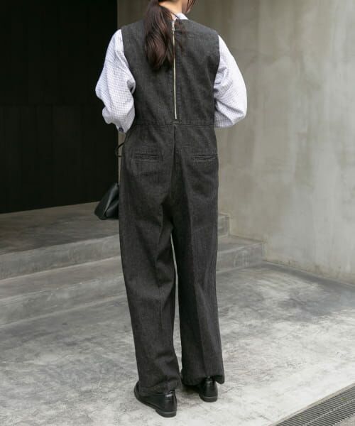 セール】 FORK&SPOON 綿麻デニムオールインワン （サロペット