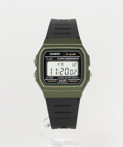 ＊＊URBAN RESEARCH DOORS / アーバンリサーチ ドアーズ 腕時計 | CASIO　F-91WM（OLIVE/BLK）