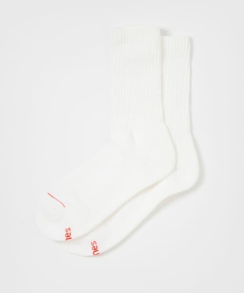 ＊＊URBAN RESEARCH DOORS / アーバンリサーチ ドアーズ ソックス | Hanes　クルーソックス2P（WHITE）