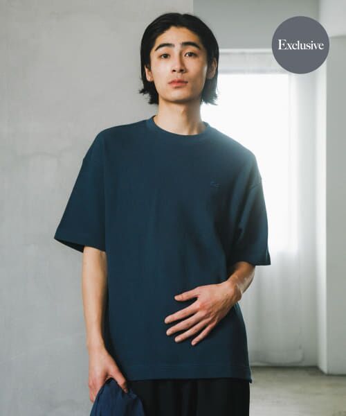 ＊＊URBAN RESEARCH DOORS / アーバンリサーチ ドアーズ Tシャツ | 『別注』LACOSTE×DOORS　thick pique crew ShortSleeve（FAUCON）