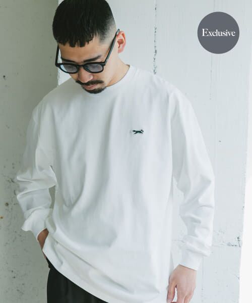 ＊＊URBAN RESEARCH DOORS / アーバンリサーチ ドアーズ Tシャツ | 『一部WEB限定カラー』『別注』PENNEYS×DOORS　THEFOX 天竺ロングスリーブTシャツ（WHITE）