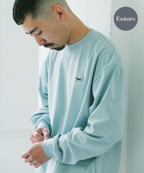 ＊＊URBAN RESEARCH DOORS / アーバンリサーチ ドアーズ Tシャツ | 『一部WEB限定カラー』『別注』PENNEYS×DOORS　THEFOX 天竺ロングスリーブTシャツ（MINT）
