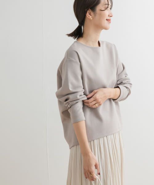 ＊＊URBAN RESEARCH DOORS / アーバンリサーチ ドアーズ Tシャツ | ダンボールニットプルオーバー（GREIGE）