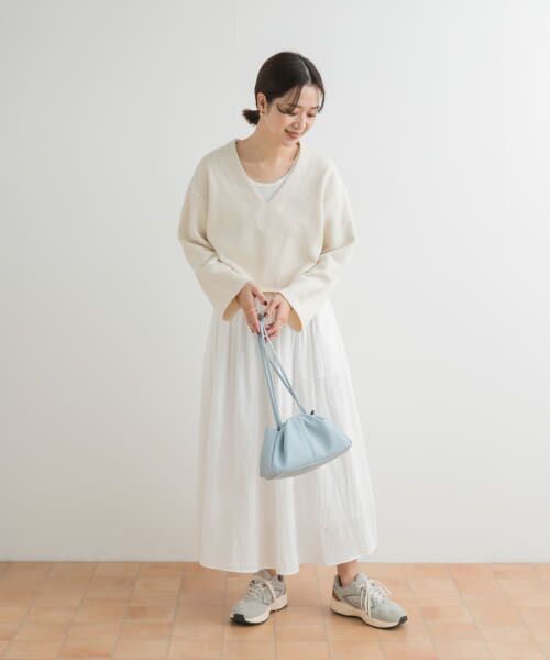 セール】 ミドルインレイVネックプルオーバー （Tシャツ