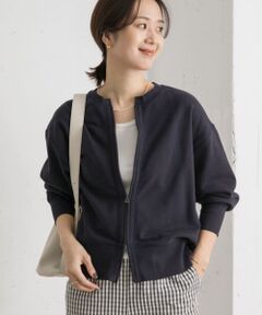『一部WEB限定カラー』コットンスウェットZIPカーディガン