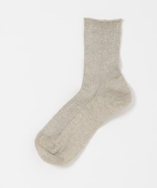 ＊＊URBAN RESEARCH DOORS / アーバンリサーチ ドアーズ ソックス | リネンソックス（BEIGE）