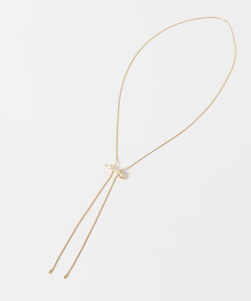 ＊＊URBAN RESEARCH DOORS / アーバンリサーチ ドアーズ ネックレス・ペンダント・チョーカー | Hスライドネックレス（GOLD）