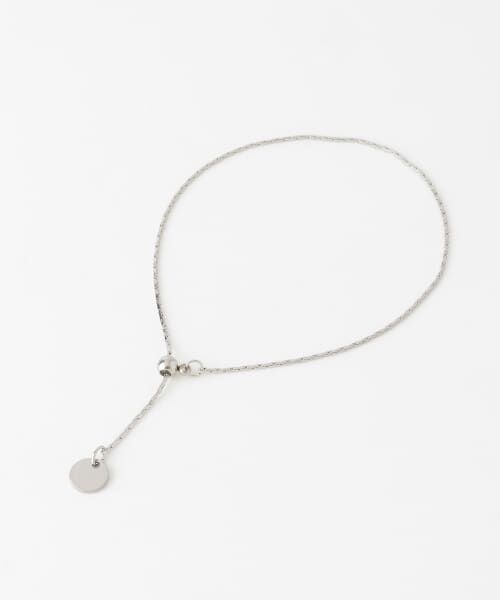 ＊＊URBAN RESEARCH DOORS / アーバンリサーチ ドアーズ ブレスレット・バングル | スライドチェーンブレス（SILVER）