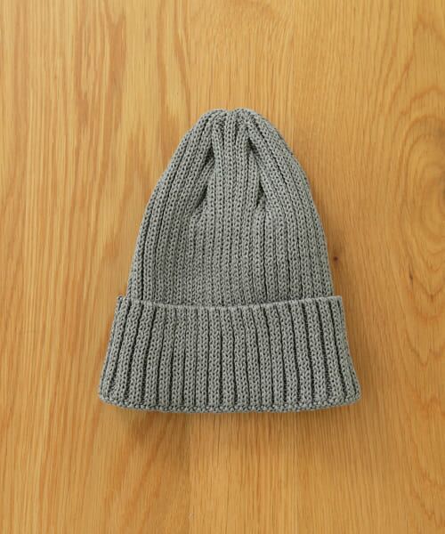 ＊＊URBAN RESEARCH DOORS / アーバンリサーチ ドアーズ ニットキャップ | ストローヤーンニットキャップ（GRAY）