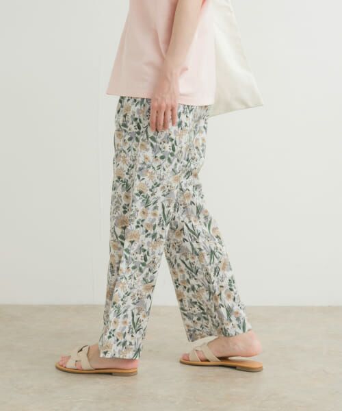 パンフラワー フラワープリントパンツ(5W64007E) | MWEZI by ZURIsol okinawa