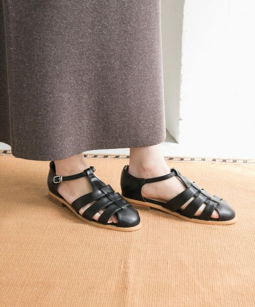 URBAN RESEARCH グルカレザーサンダル made in italy URBAN RESEARCH DOORS サンダル Made in Japan グルカサンダル