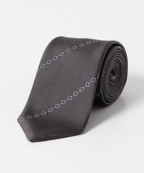 ＊＊URBAN RESEARCH DOORS / アーバンリサーチ ドアーズ ネクタイ | LIFE STYLE TAILOR　25SS国内タイ小紋ST1（03GRAY）
