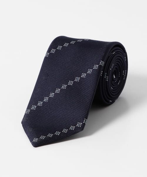 ＊＊URBAN RESEARCH DOORS / アーバンリサーチ ドアーズ ネクタイ | LIFE STYLE TAILOR　25SS国内タイ小紋ST1（01NAVY）