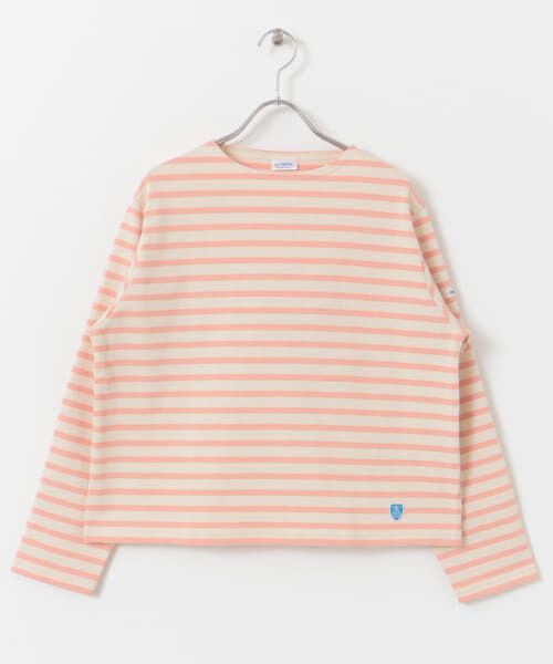 ＊＊URBAN RESEARCH DOORS / アーバンリサーチ ドアーズ Tシャツ | ORCIVAL　CREW NECK LONG-SLEEVE PULLOVER（ECRUBONBON）