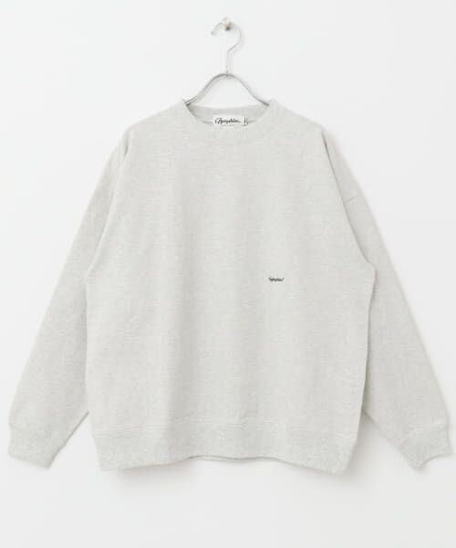 ＊＊URBAN RESEARCH DOORS / アーバンリサーチ ドアーズ Tシャツ | GYMPHLEX　CREW NECK LONG-SLEEVE T-SHIRTS（LIGHT GREY）