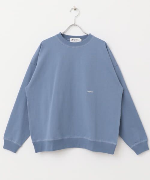 ＊＊URBAN RESEARCH DOORS / アーバンリサーチ ドアーズ Tシャツ | GYMPHLEX　CREW NECK LONG-SLEEVE T-SHIRTS（LT.BLUE）