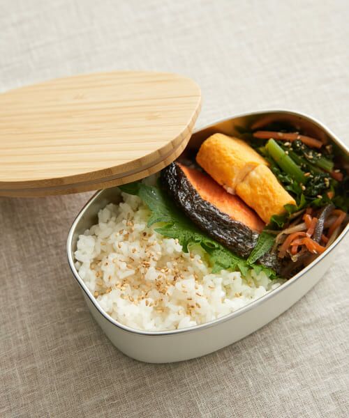 ＊＊URBAN RESEARCH DOORS / アーバンリサーチ ドアーズ キッチンツール | NONOJI　ステンレスランチボックス オーバル（ホワイト）