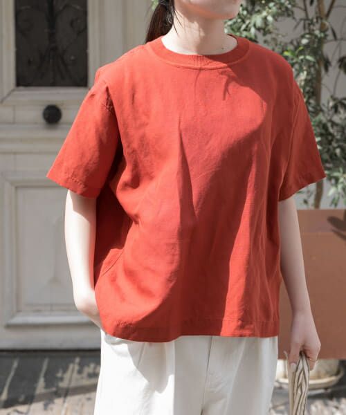 ＊＊URBAN RESEARCH DOORS / アーバンリサーチ ドアーズ シャツ・ブラウス | FORK&SPOON　プルオーバーブラウス（DARKORANGE）