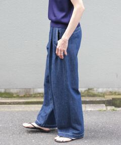 FORK&SPOON　綿麻デニムパンツ