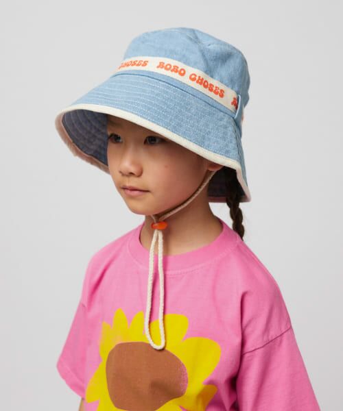 ＊＊URBAN RESEARCH DOORS / アーバンリサーチ ドアーズ 服飾雑貨 | BOBO CHOSES　light denim bucket Hat(KIDS)（BLUE）