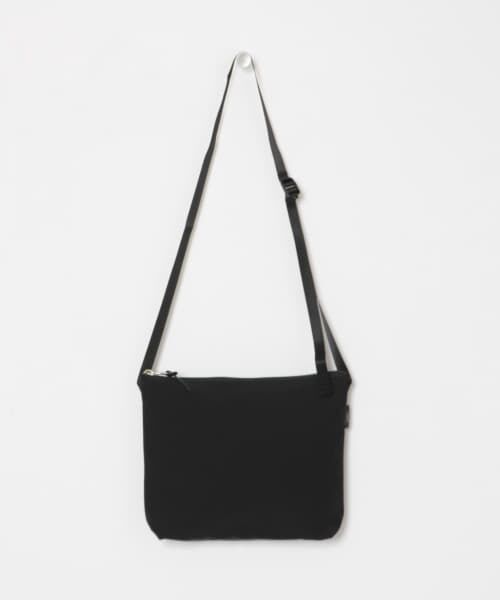＊＊URBAN RESEARCH DOORS / アーバンリサーチ ドアーズ ショルダーバッグ | STANDARD SUPPLY　ZIP SHOULDER（BLACK）