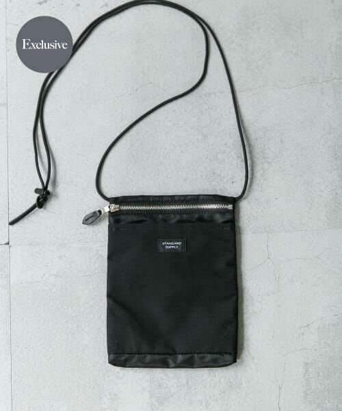 ＊＊URBAN RESEARCH DOORS / アーバンリサーチ ドアーズ バッグ | 『別注』STANDARD SUPPLY×DOORS　SLING PURSE M/L（BLACK）