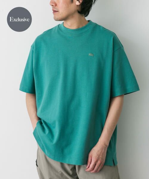 ＊＊URBAN RESEARCH DOORS / アーバンリサーチ ドアーズ Tシャツ | 『別注』LACOSTE×DOORS　moss stitch ShortSleeve T-shirts（EPICEA）