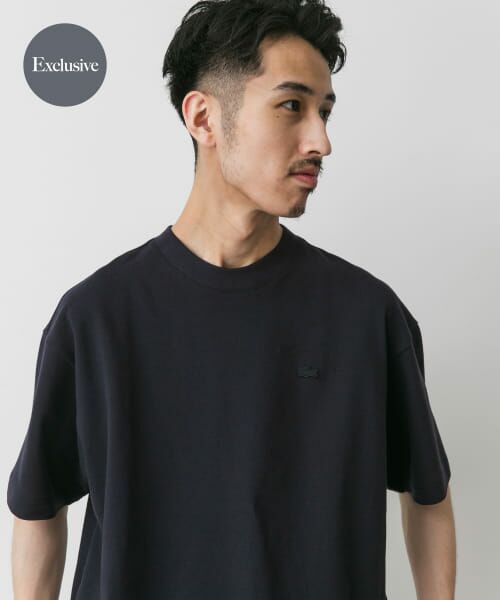 ＊＊URBAN RESEARCH DOORS / アーバンリサーチ ドアーズ Tシャツ | 『別注』LACOSTE×DOORS　moss stitch ShortSleeve T-shirts（ABIME）