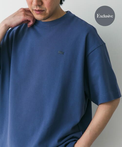 ＊＊URBAN RESEARCH DOORS / アーバンリサーチ ドアーズ Tシャツ | 『別注』LACOSTE×DOORS　moss stitch ShortSleeve T-shirts（PRIMEVERE）