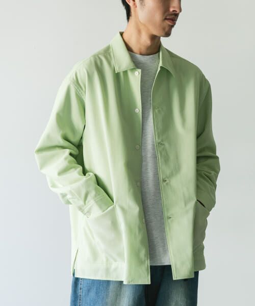 ＊＊URBAN RESEARCH DOORS / アーバンリサーチ ドアーズ シャツ・ブラウス | 『XLサイズ/WEB限定』『UR TECH DRYLUXE』 LONG-SLEEVE SHIRTS（LIGHTGREEN）